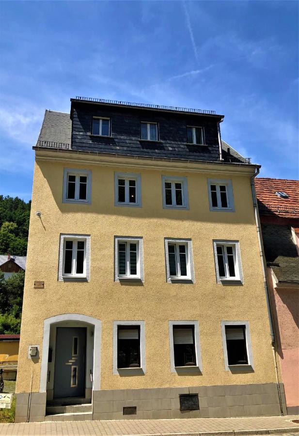 Sandstein-Ferien, Kamin, Fewo "Wanderfalke", Zentral & Ruhig, Terrasse, Saechs Schweiz เคอนิกชไตน์ อัน แดร์ เอลเบอ ภายนอก รูปภาพ